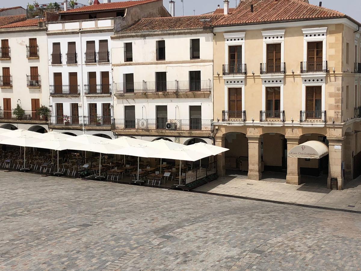 Apartamentos Soho Boutique Plaza Mayor Caces Esterno foto